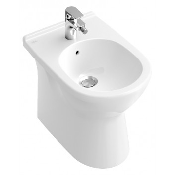 Bidet Villeroy & Boch O.Novo stojący, Biały Alpin, 360x560 mm, 1-otworowy, z przelewem - sanitbuy.pl